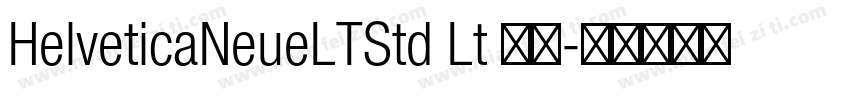 HelveticaNeueLTStd Lt 普通字体转换